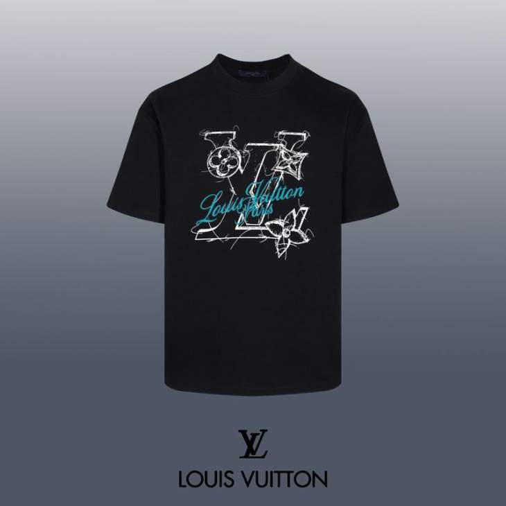 Picture of Louis Vuitton T Shirts Short _SKULVXS-Lsxitx357086